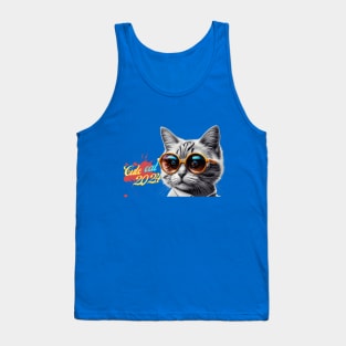 Wrap yourself in the cozy comfort of this adorable cat shirt featuring a cute cat design. Tank Top